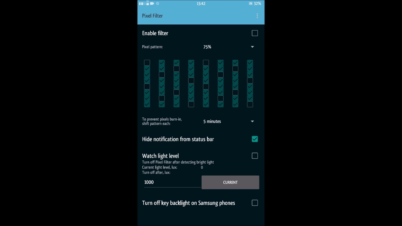 Pixel Filter (Screen on battery saving on AMOLED screens!!!) walkthrough review