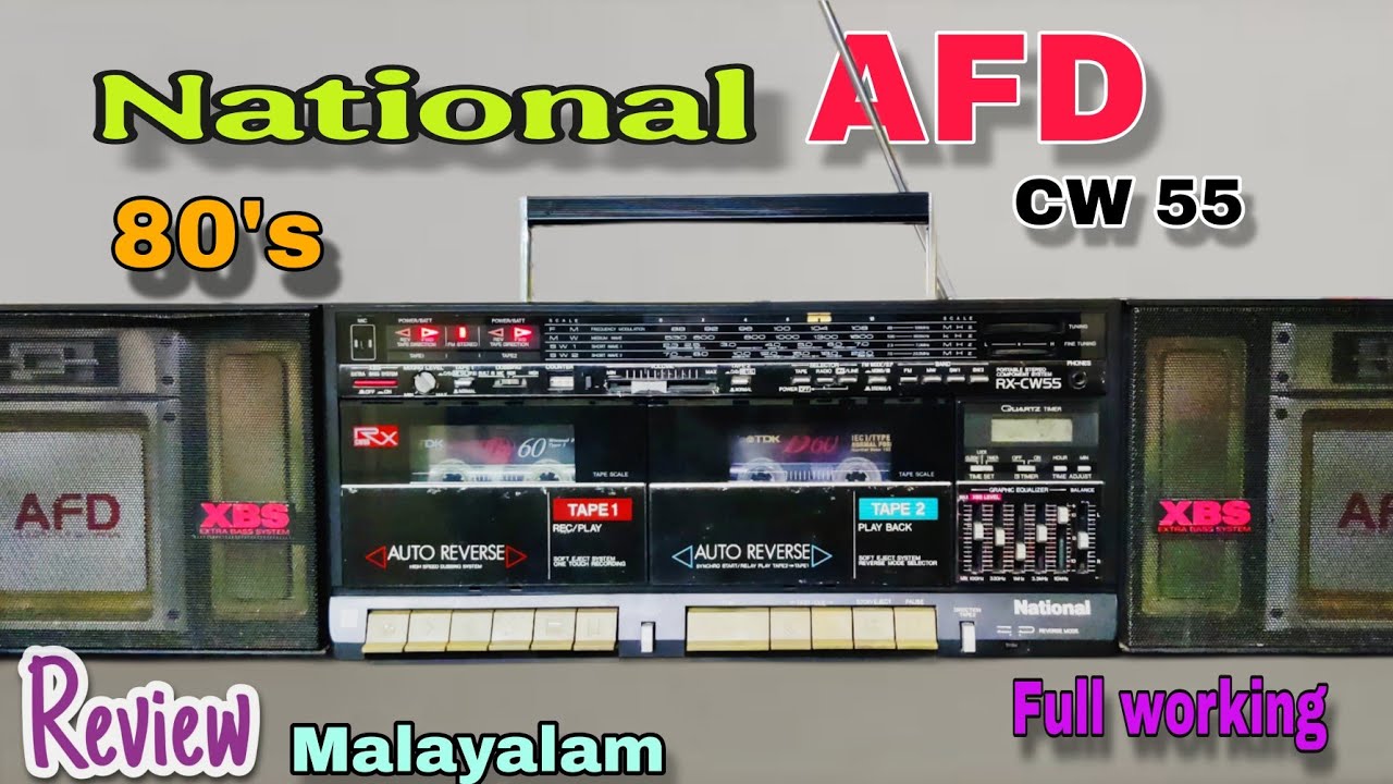 National AFD | Vintage Stereo System Review | Rare 80s Classic #music #audio #vintage 