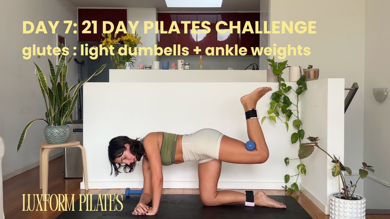 20 minute glute mat pilates