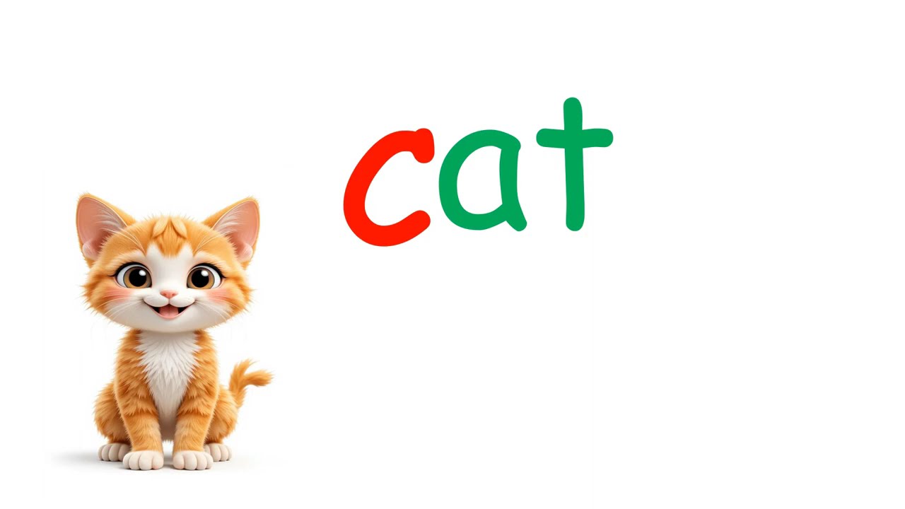 Short Vowel A Phonics | AT Word Family | Learn to Read for Kids – Ms Leah Learning Corner