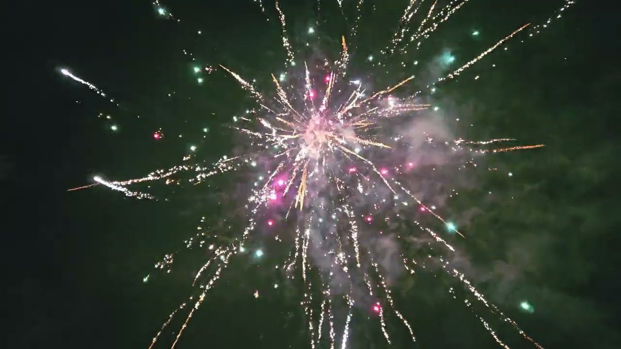 Wyrzutnia BARON Pyroco fajerwerki z ALDI  66 strzałów 25/30 mm 2023/2024#fireworks #feuerwerk #pyro