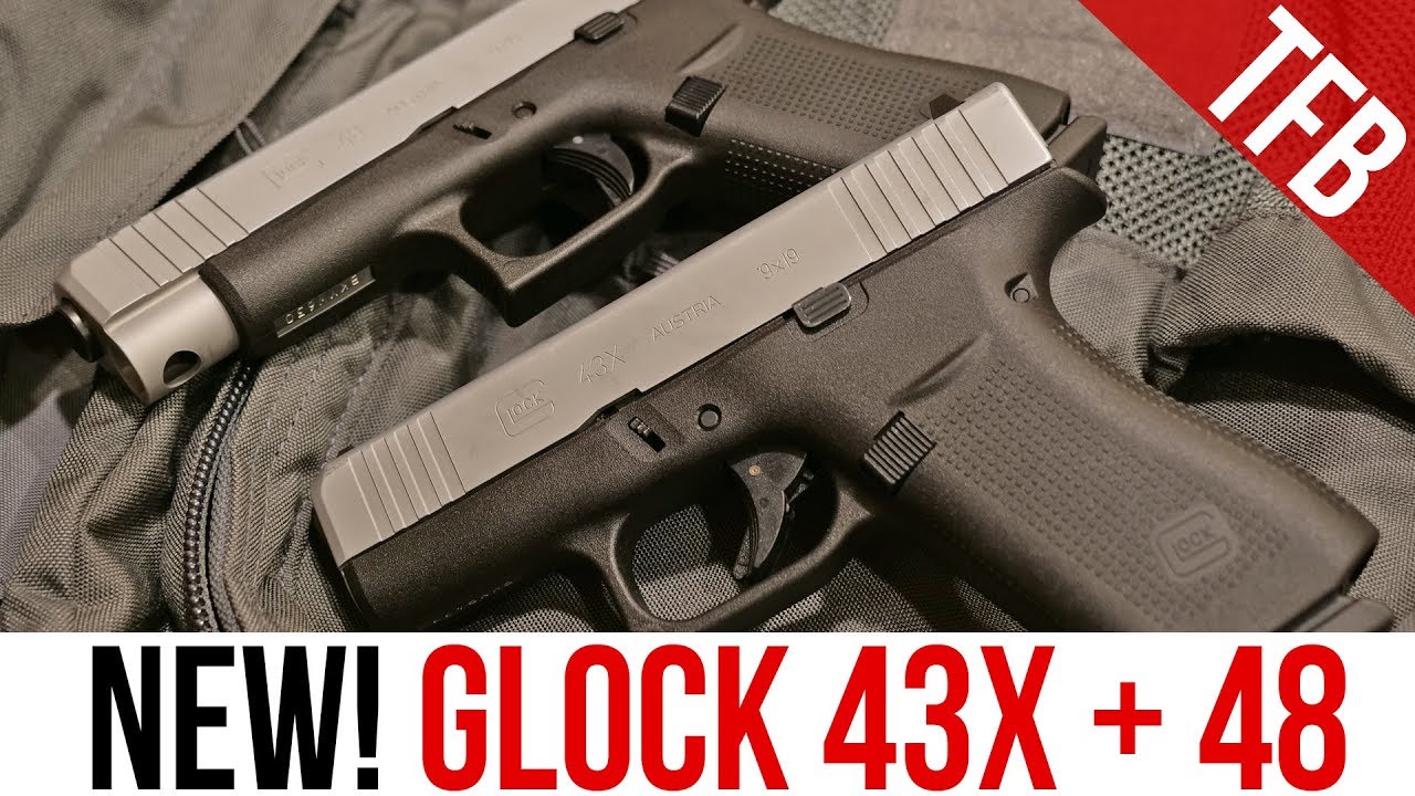 Glock 43X and Glock 48 Single Stack 9mm Pistols!