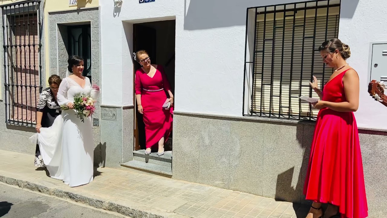 Lucía Estévez sevillanas boda