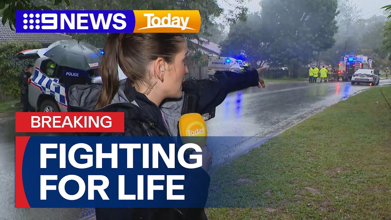 Four people fighting for life after Queensland house fire | 9 News Australia