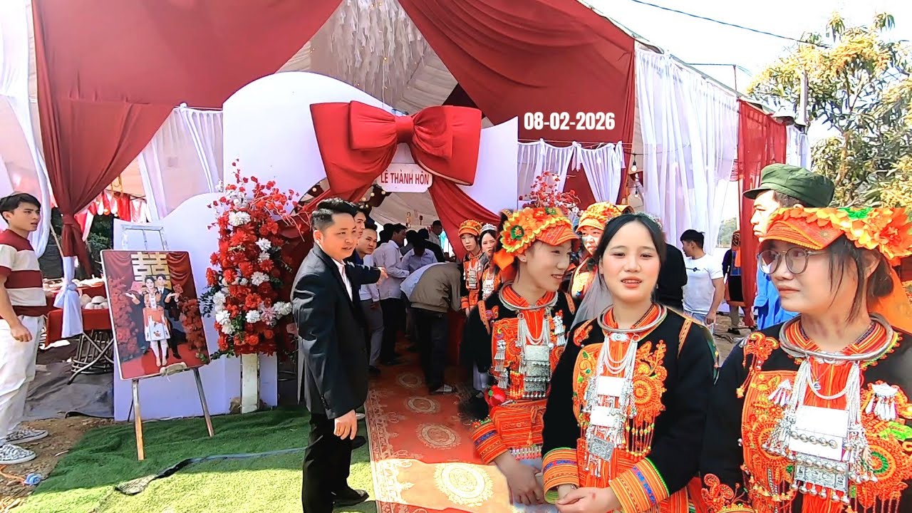 Đám cưới Giao Phong Thổ nhà trai