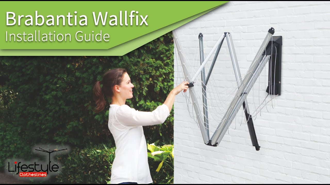 Brabantia Wallfix Clothesline Installation Guide