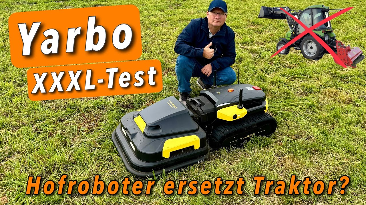 Yarbo - der ultimative M&auml;hroboter / Hofroboter  - Bis zu 25.000 m2 M&auml;hfl&auml;che! Laubl&auml;ser, Schneefr&auml;se