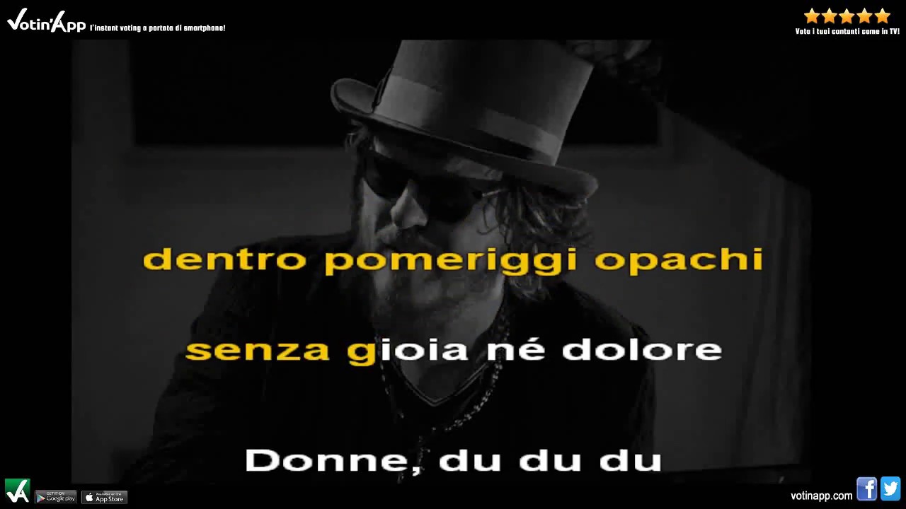 Zucchero - Donne (Karaoke HQ con cori)