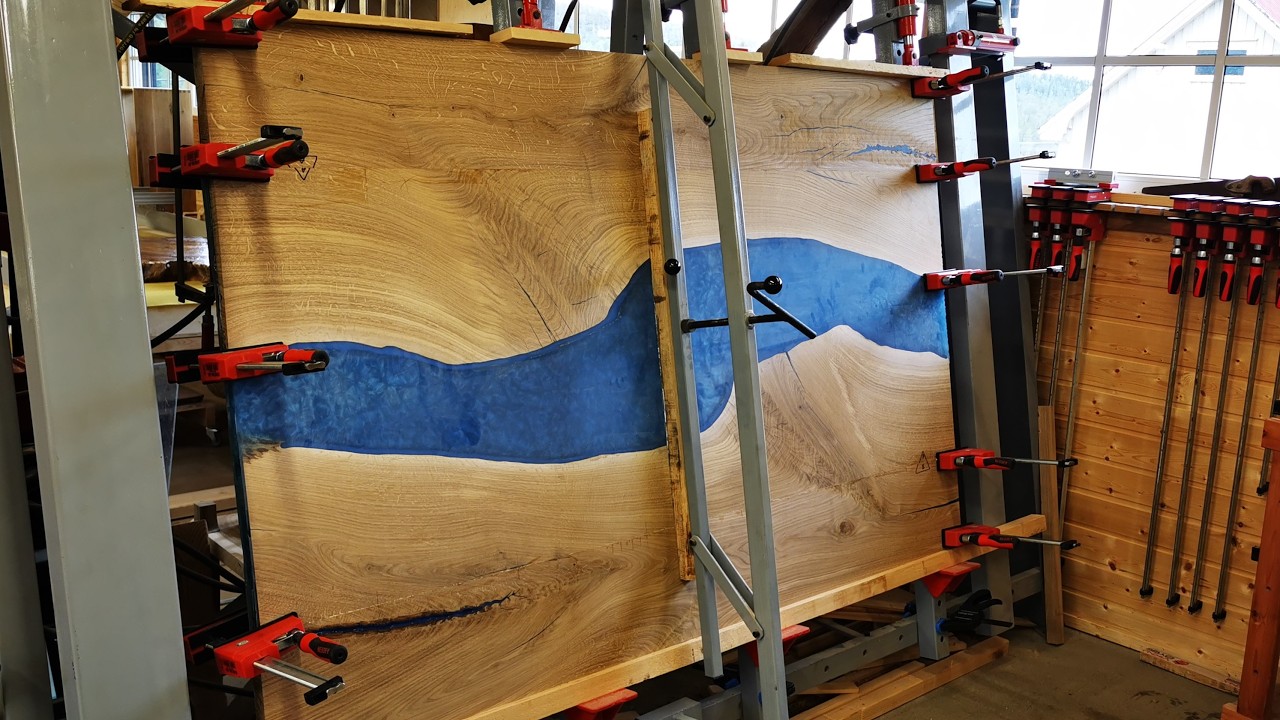 Epoxy River Table Part 2 Snekker Robert