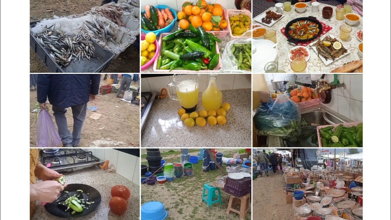 دخلوا تشوفوا السوق الاسبوعي اليوم كان الخير موجود نهار ديال تماره من سوق الكوزينه نيشان ما ارتاحيش