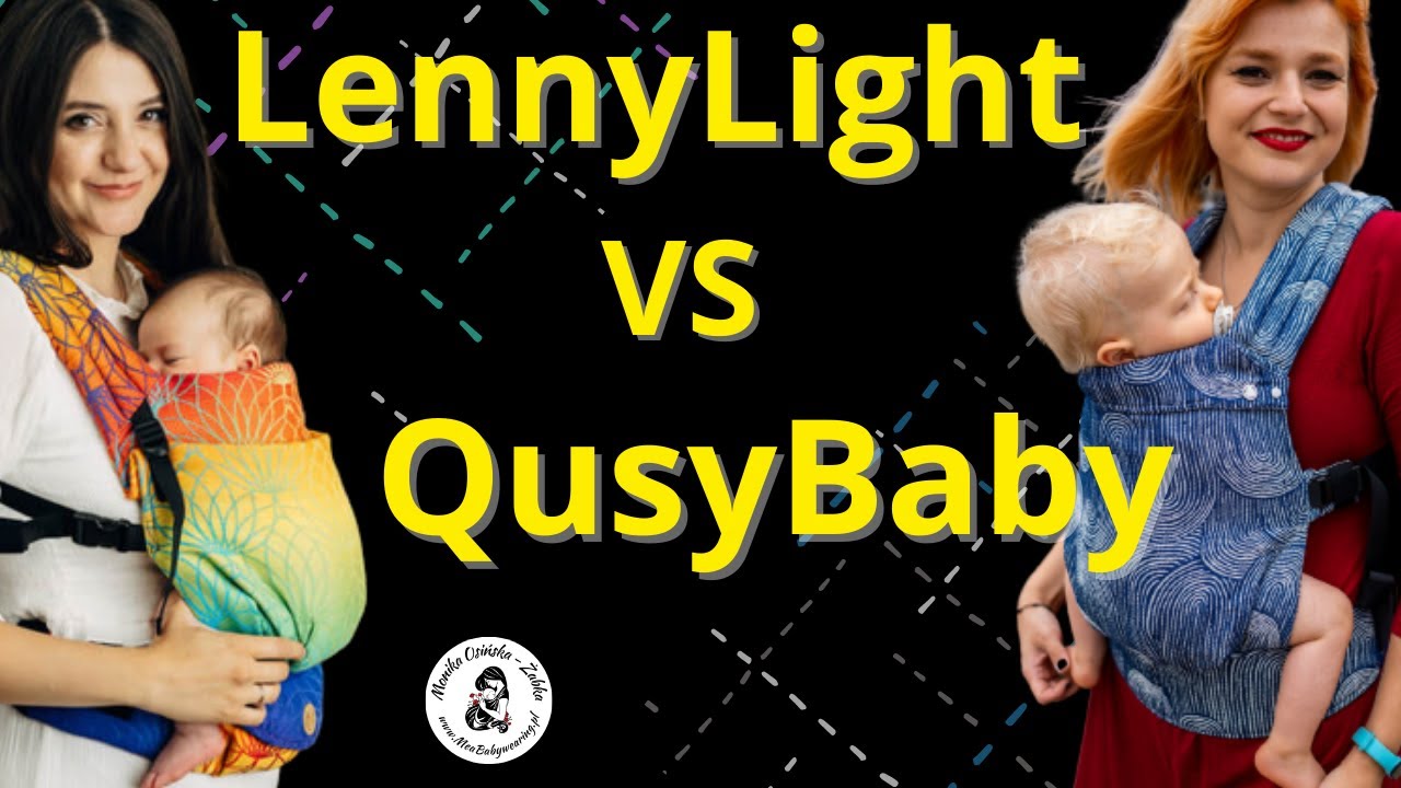 Kompaktowe nosidło ergonomiczne - gorące porównanie LennyLight i QusyBaby
