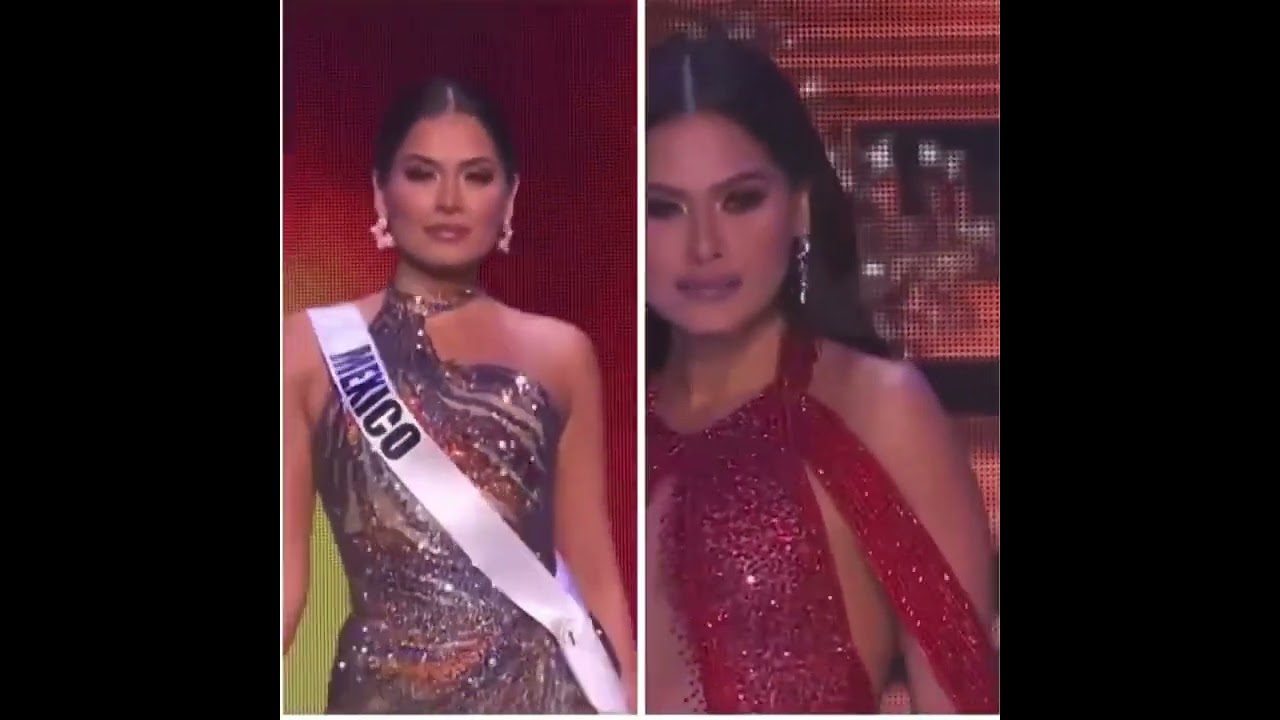 Andrea Meza Preliminary vs. Final (Miss Mexico)