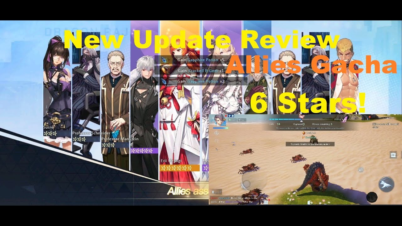 Dragon Raja: New Update Review & Spending Diamond - 6 Stars Allies!