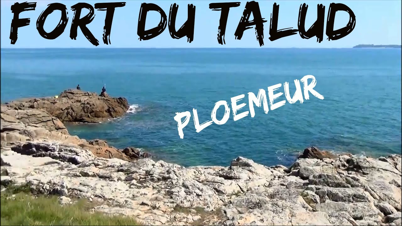 Pêche du Bord et Vue sur la Mer ; Pêcheurs au Fort du Talud ; Ploemeur ; Bretagne ; France
