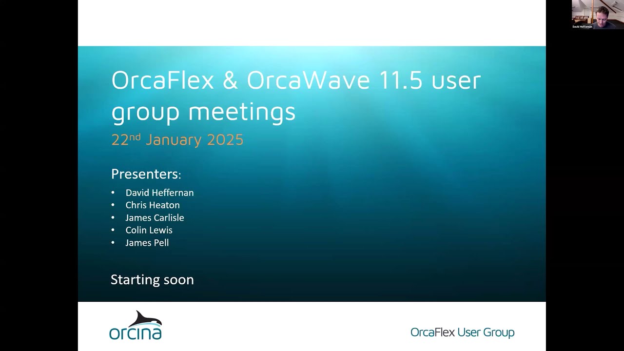 OrcaFlex 11.5 UGM - OrcaFlex & OrcaWave new features