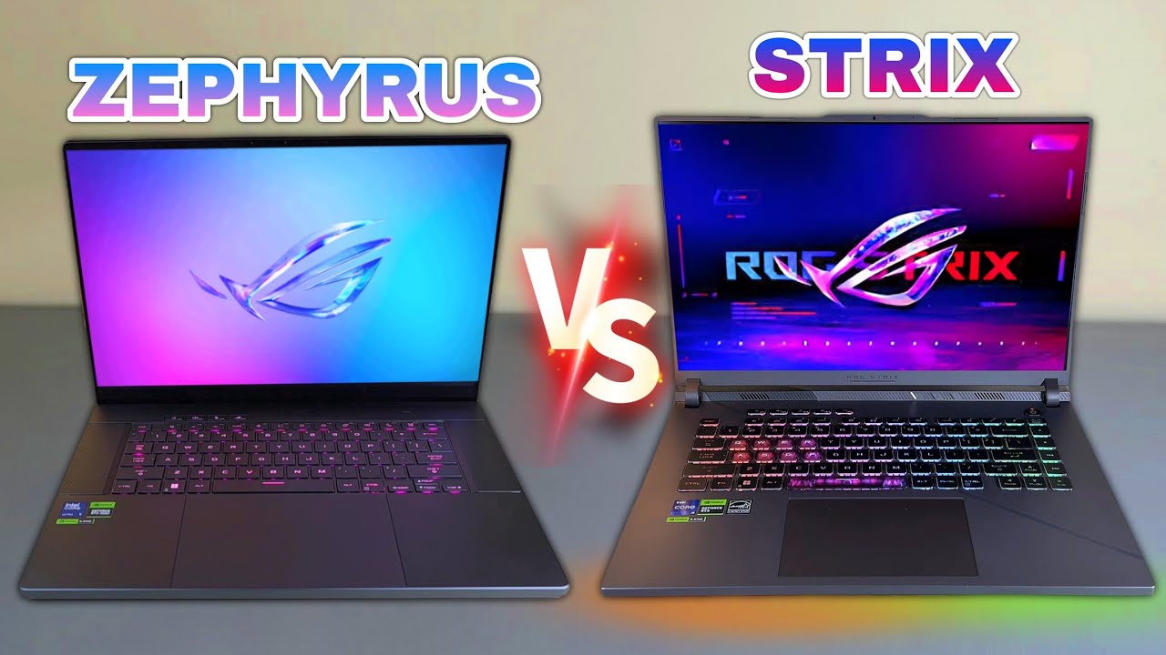 Asus Strix G16 vs Zephyrus G16 🥊🔥🥵🤯 ¿Cuál es Mejor? 😱