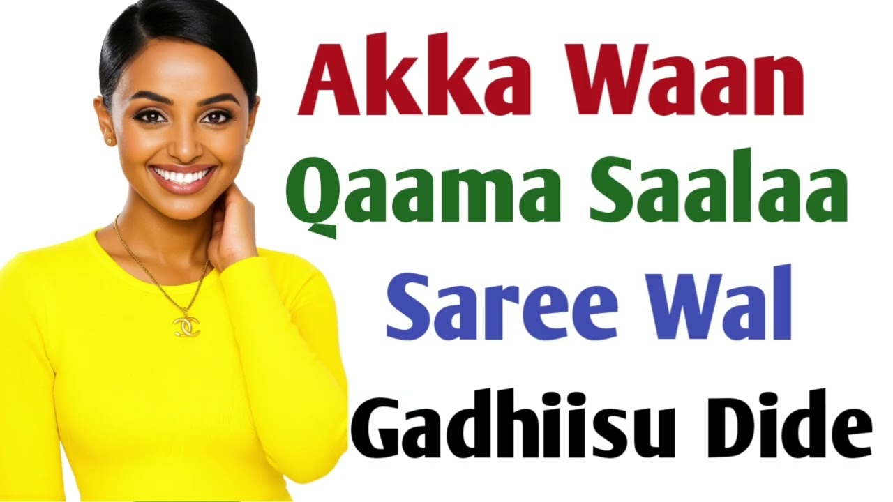 Akka Waan Qaama Saalaa Saree Wal Gadhiisu Dide