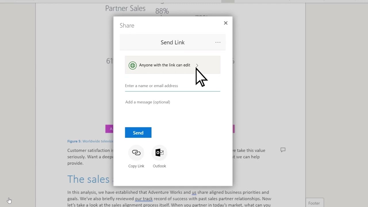 Partagez les fichiers dans Microsoft&nbsp;365