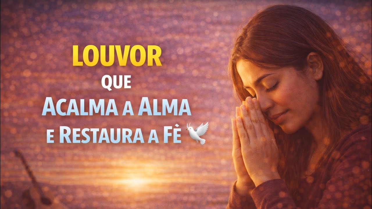 Louvor Que Acalma a Alma e Restaura a Fé 🕊️ #louvor #adoracao #gospel 