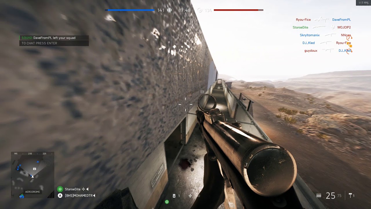 Battlefield V Glitch - Aerodrome on objective C