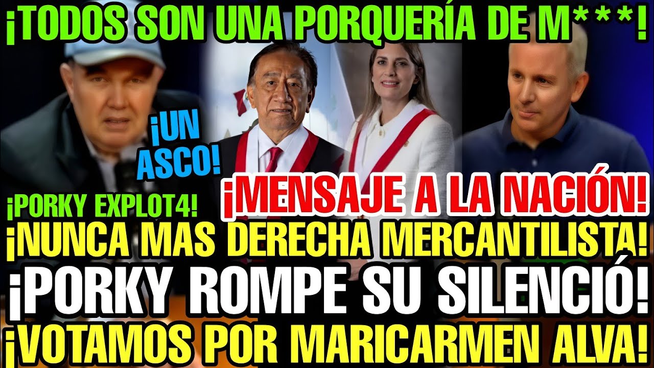 &iexcl;EXPLOT0!PORKY PARA SU ENTREVISTA CON DIEGO PARA PRONUNCIARSE SOBRE LA ELECCI&Oacute;N DEL NUEVO PRESIDENTE