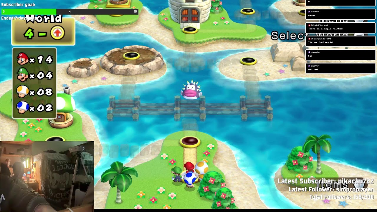 Mario with the Bois
