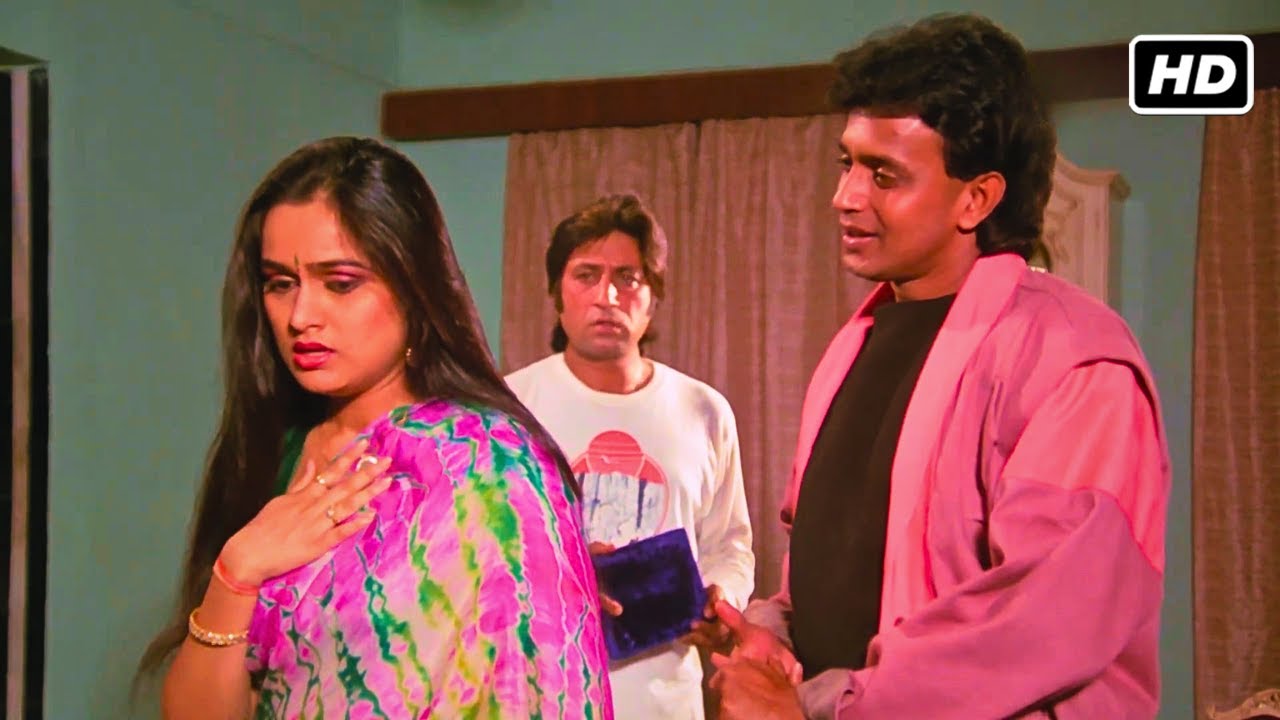 शादी में तुम दूल्हा नहीं बाराती बनकर आओगे | Padmini Kolhapure, Mithun Chakraborty Emotional Scene HD