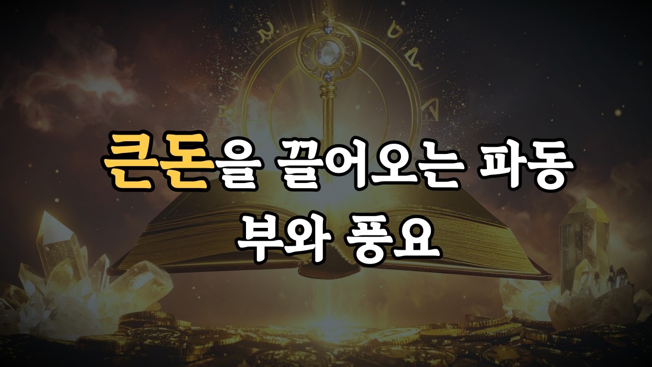 기적처럼 돈을 끌어당긴다. 417hz+741hz의 금전 문제 해결 명상, 금전운, 로또 당첨을 끌어당기는 음악