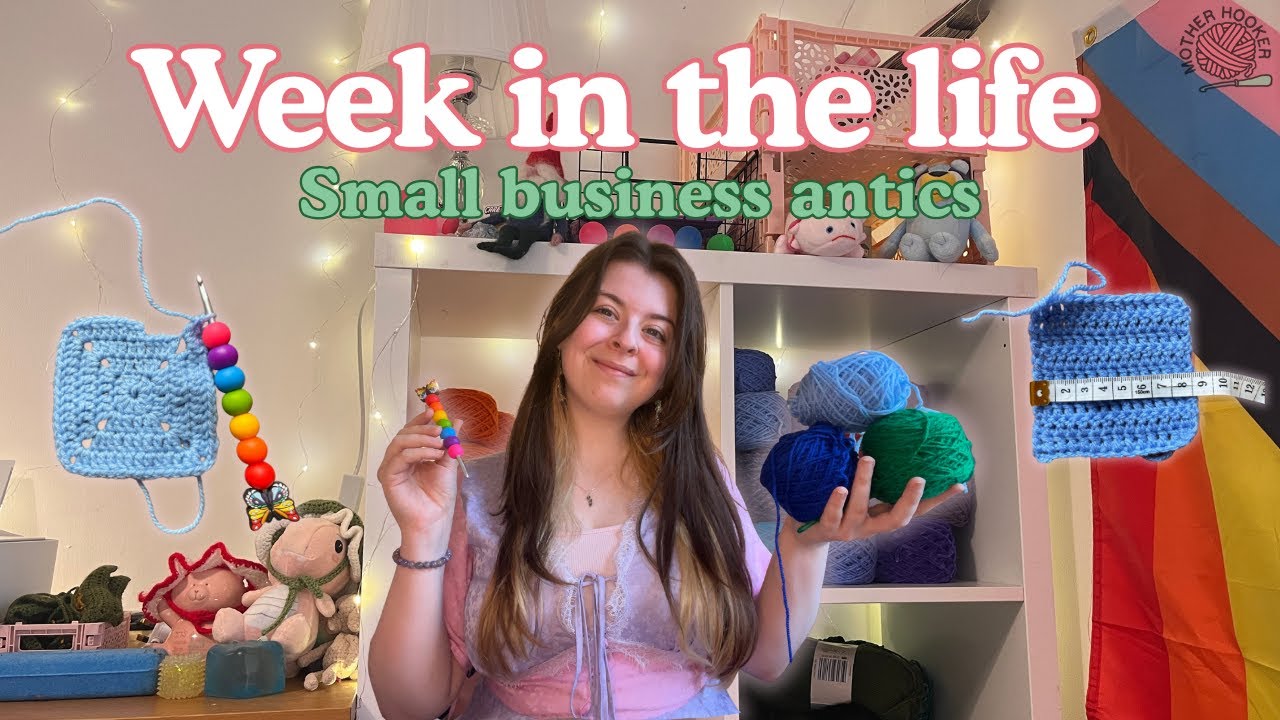 Body-double with me for a WHOLE week | Motherhooker Crochet Capsules Ep.3