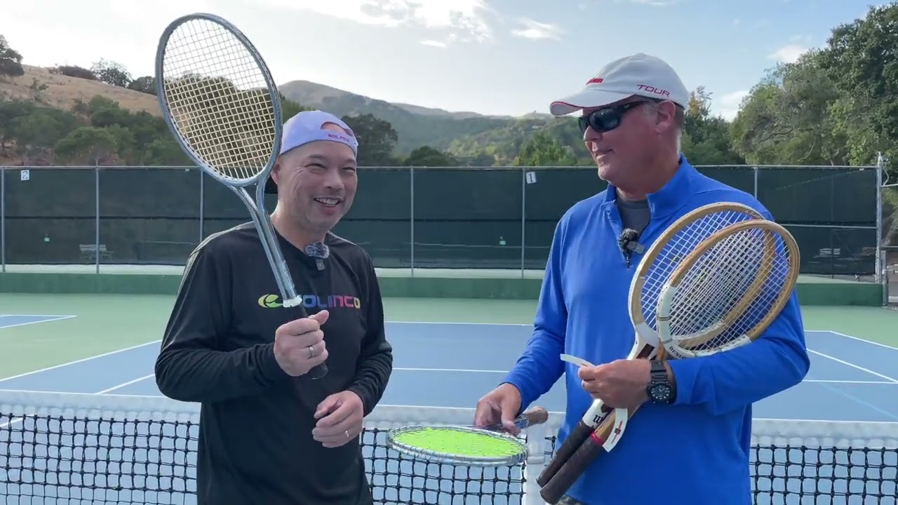 WOOD VS STEEL TENNIS RACKETS. IS THERE A BIG DIFFERENCE IN PLAY POWER AND CONTROL?