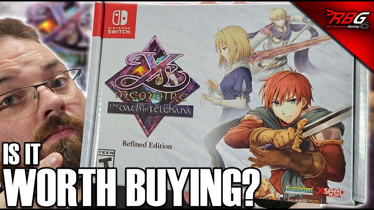 Is Ys Memoire The Oath in Felghana Refined Edition Worth Buying? Unboxing Nintendo Switch Version