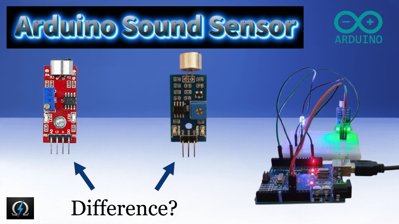 Проект звукового датчика на базе Arduino | Разница между 3-контактными и 4-контактными датчиками