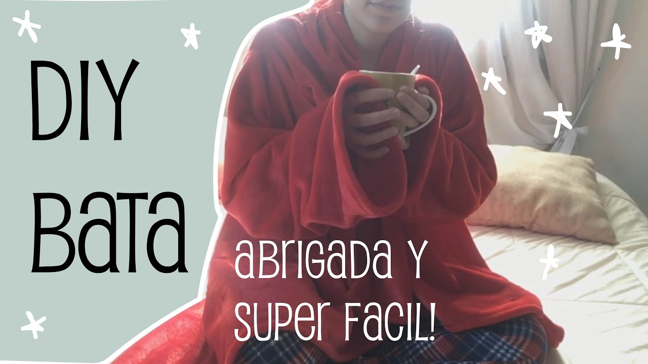 Cómo hacer una manta con mangas (batamanta) | Lali Verónica