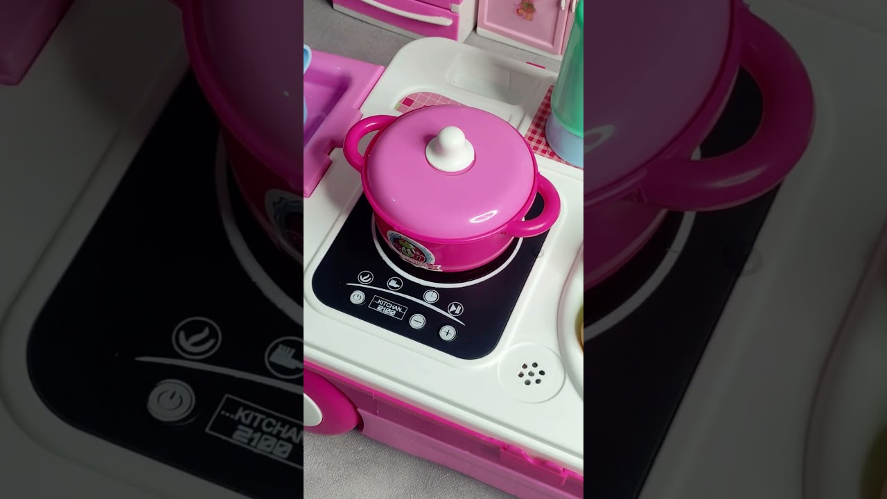 🧁 ASMR: Unboxing the Cutest Hello Kitty Kitchen Toys Ever! 🍽️🎀  #food #cookwaressets #kitchen