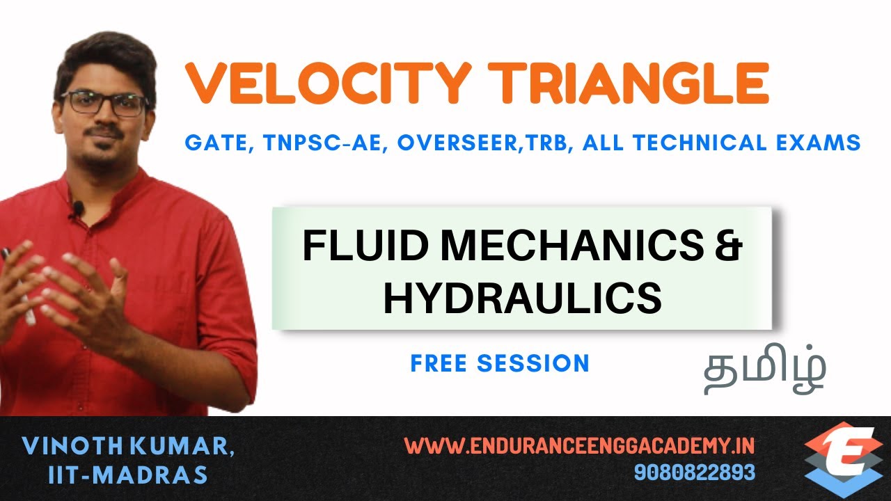 Velocity Triangle: Complete Clarity | Hydraulic Machines | Fluid Mechanics in Tamil