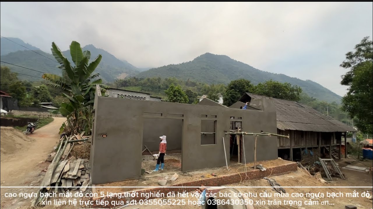 công trình xây dựng nhà hai bác “ĐÔI-SAI” gấp rút những công đoạn cuối cùng nét căng.#gaiban 