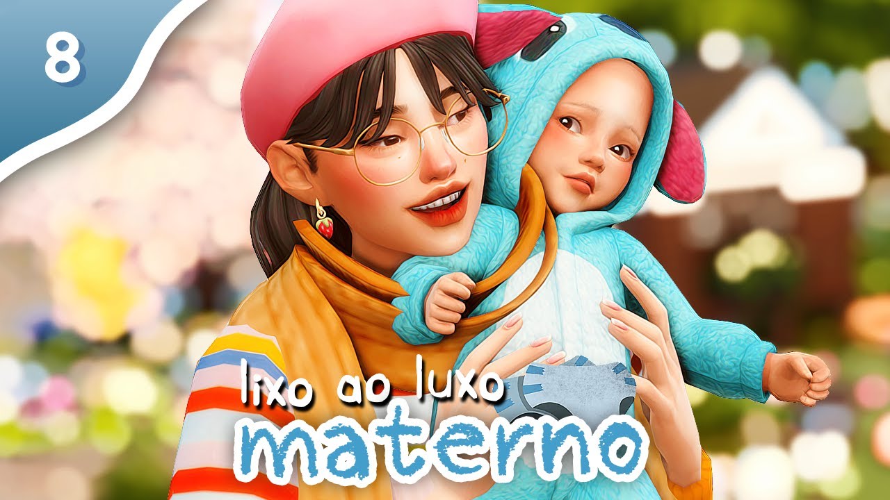 a NOVA CASA e VISUAL: um glow up de milhões 🌸 l the sims 4 desafio lixo ao luxo materno