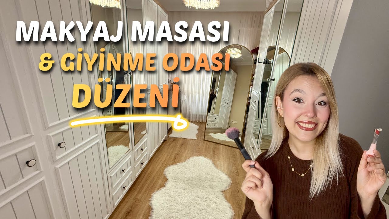 Evde Bir Gün | Makyaj Masamı & Giyinme Odamı Düzenledim | Vlog