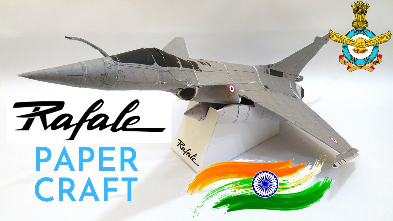 How to make Rafale fighter jet from Paper