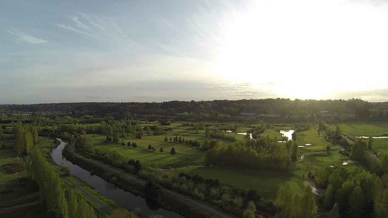 DJI Phantom 2 + H3-3D aerial test - Willows golf course