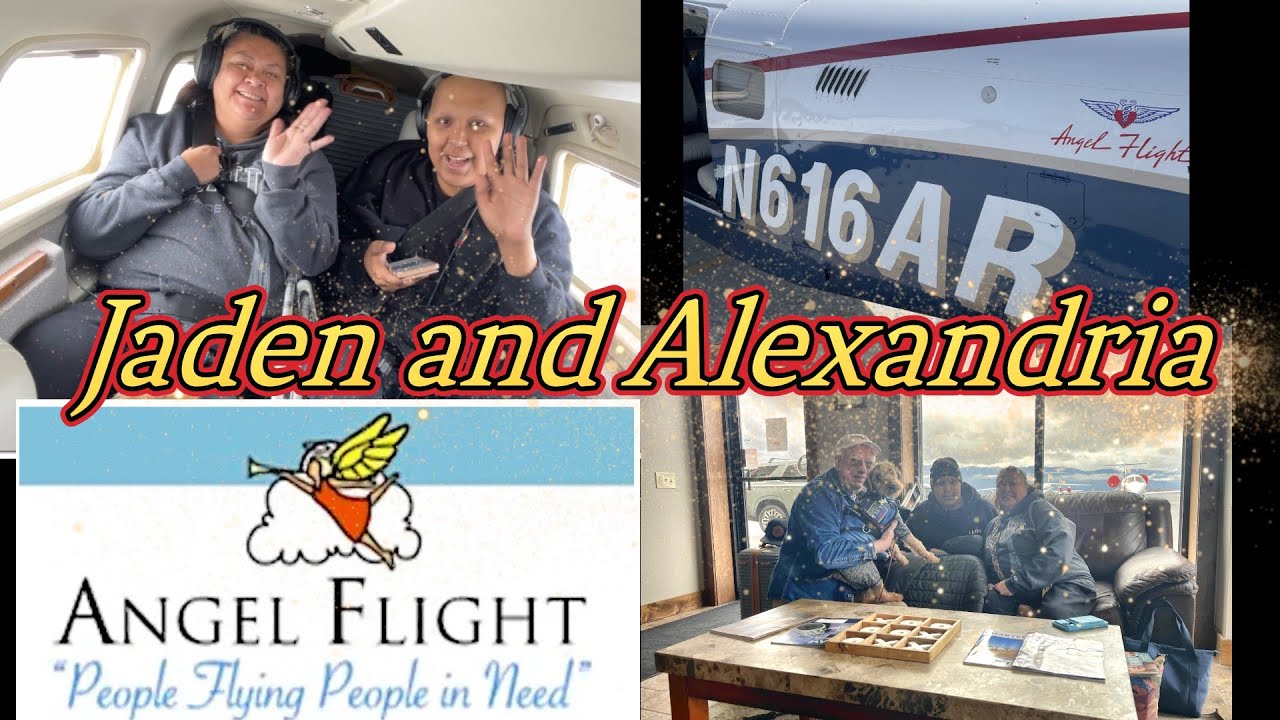 Angel flight mission for Jayden and Alexandria returning them to their home in Missoula Montana