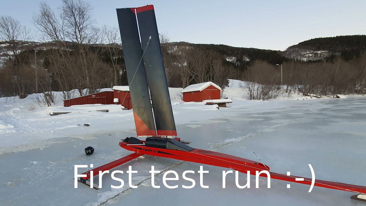 I made a wing for my Iceboat.