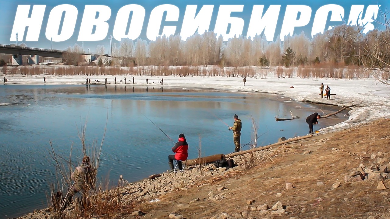 Рыбаки заняли весь берег, НЕГДЕ ВСТАТЬ / Весенняя рыбалка на спиннинг в НОВОСИБИРСКЕ.