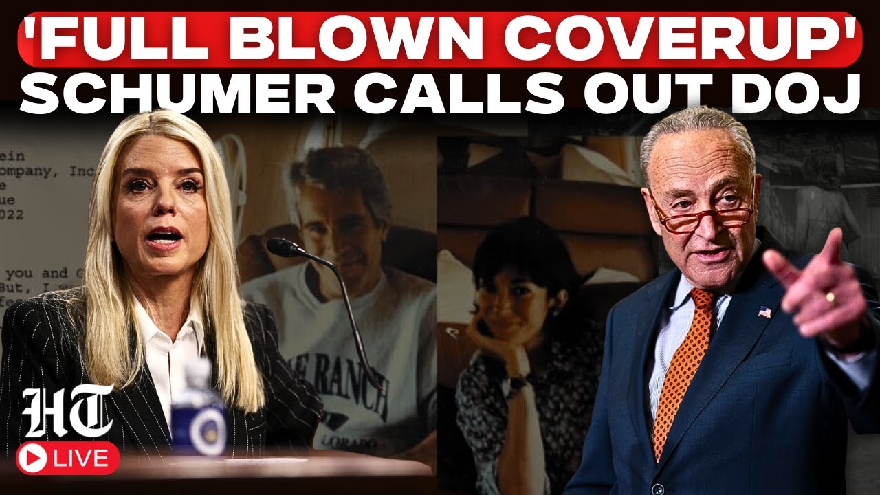 LIVE: Chuck Schumer Alleges DOJ &lsquo;Coverup&rsquo; Over Missing Donald Trump-Jeffrey Epstein Files