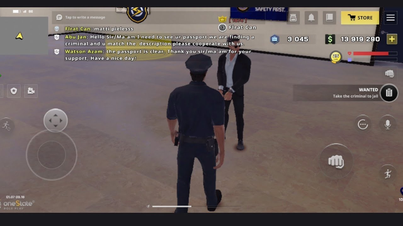 ONESTATE RP || ARRESTING WANTED MAN  💣  | POLICE WORK PART 1