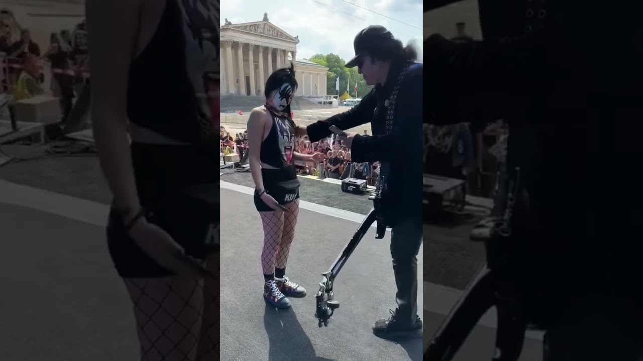 KISS Fan in Munich Germany 2023 #kissband #kissarmy #kissfan #shorts #kissfan777 #kissarmy