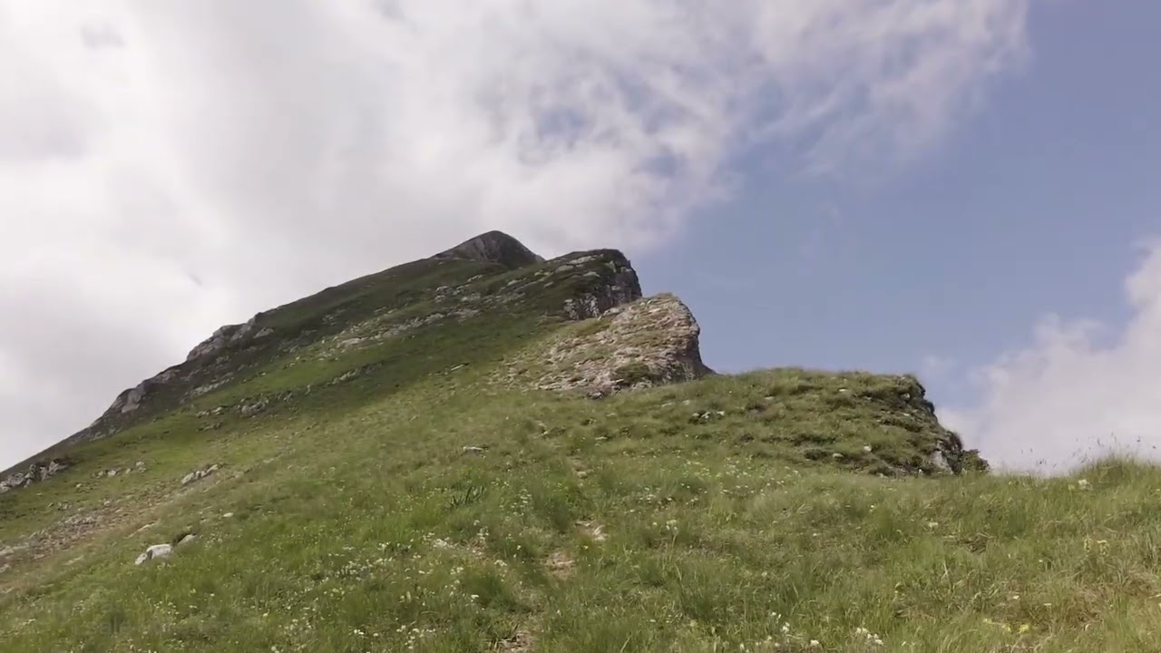 Monte Acuto per il versante nord (Sibillini)