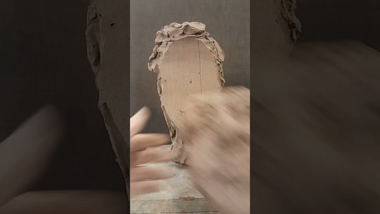 modelage #argile #clayart #shorts #sculpting #clayportrait #clay #subscribe #modelage #sculpture