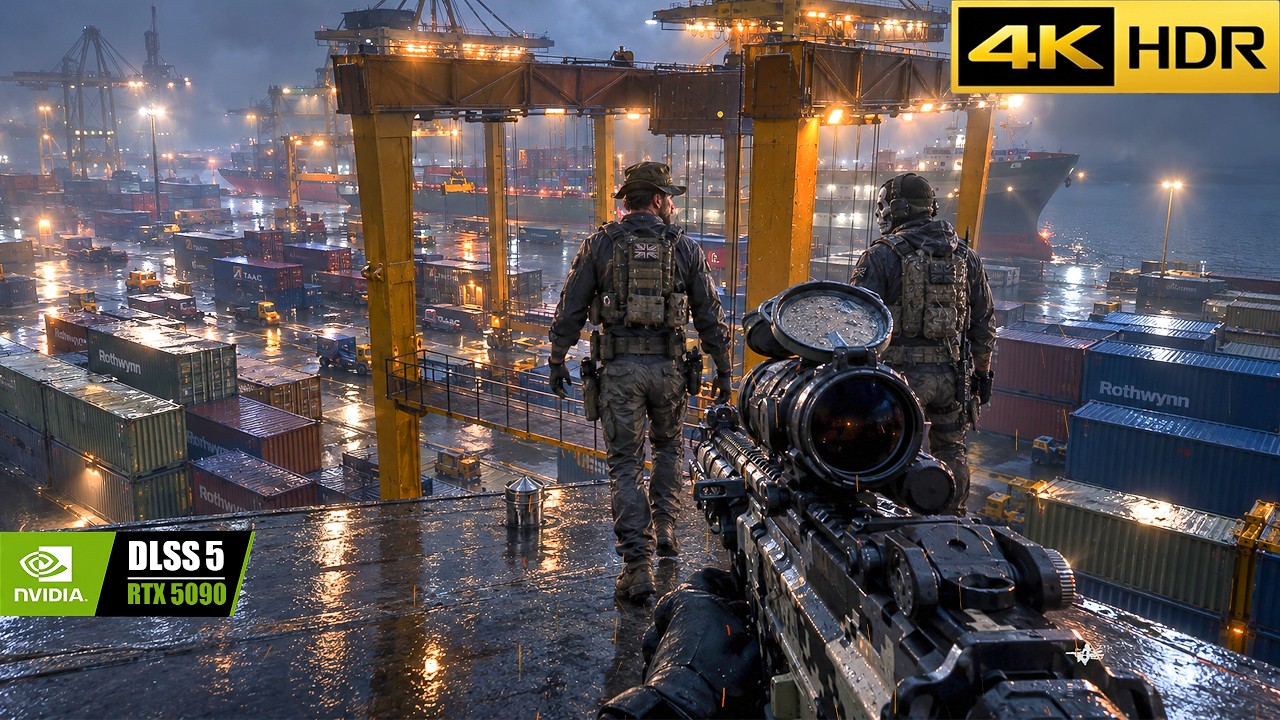 Call of Duty MW 3 выглядит потрясающе с DLSS 5 | УЛЬТРА-реалистичный геймплей RTX 5090 4K 60FPS