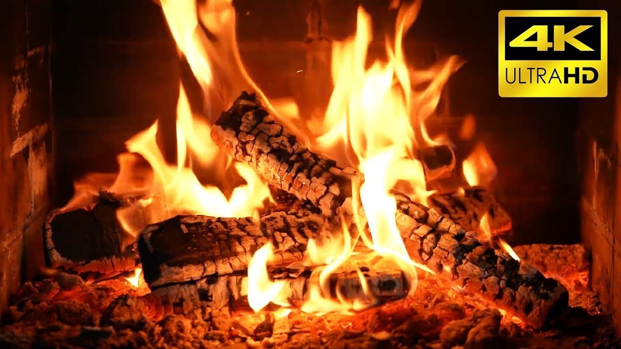 4K Realistic Fireplace | Relaxing Crackling Wood Sounds | No Music | Aura Hearth Ambience